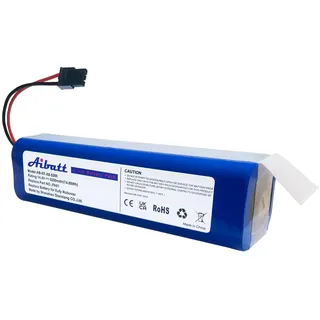 Aibatt 5200mAh Ersatzakku für Eufy Robovac X8, RoboVac X8 Hybrid, RoboVac X8 Hybrid White, RoboVac X8 White, T226X Staubsauger, Akku for Eufy PA61.(14.4V / 74.88mWh)