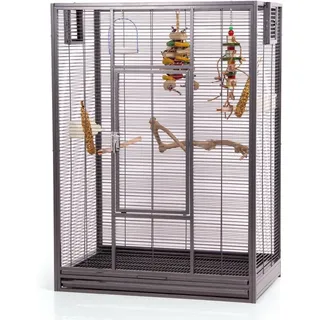 Papageienkäfig Montana Melbourne I - Für Kleine Und Mittlere Papageien, Leicht Zu Reinigen, Inkl. Schalen Und Sitzstangen, Ideale Wohnumgebung, A...