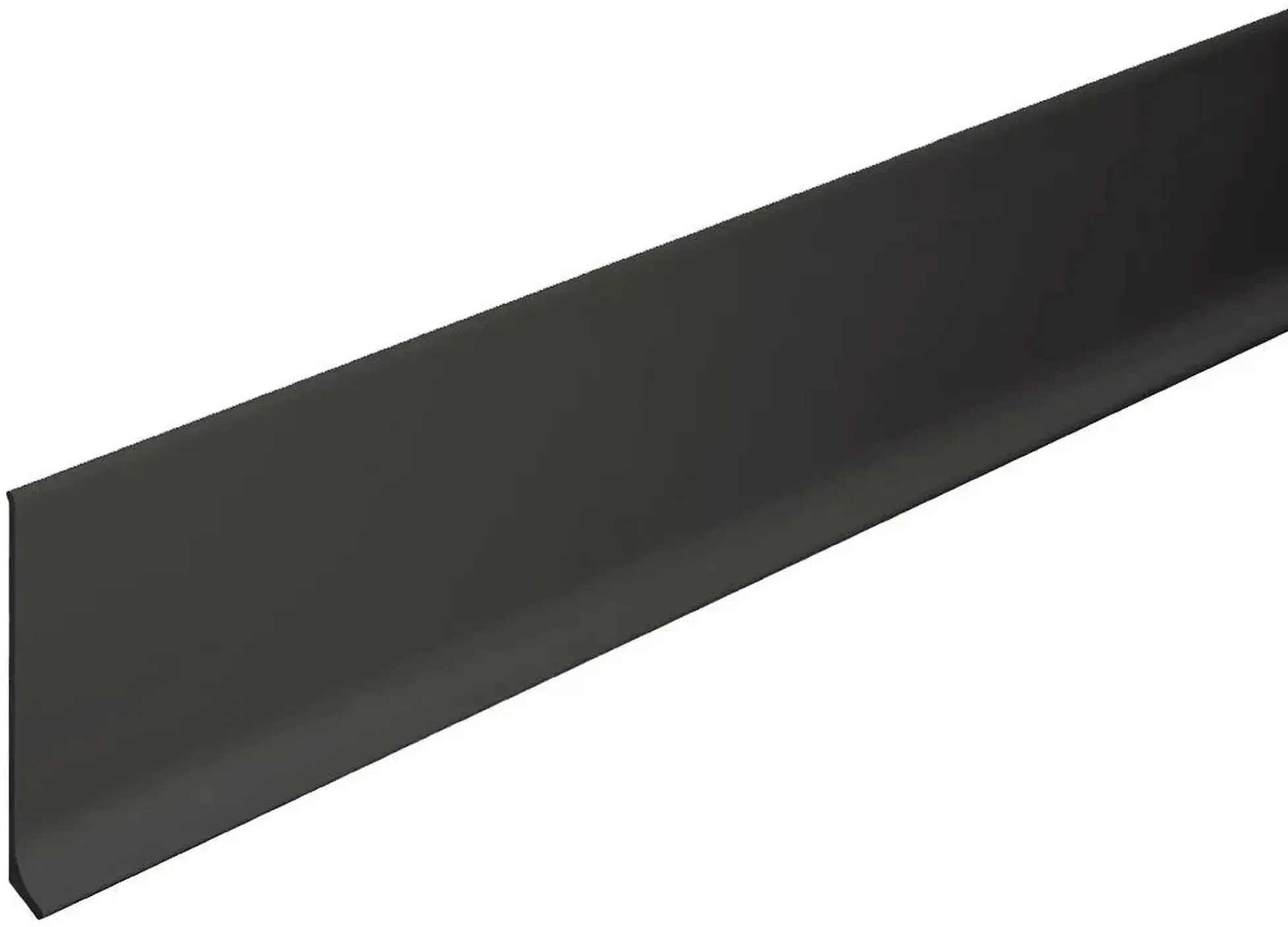 Sockelleiste Aluminium schwarz matt (H= 60mm, L= 250cm)