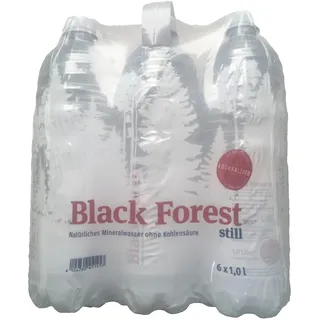 Black Forest still Mineralwasser 6x1 Liter EINWEG Pfand