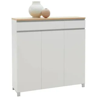 DIETER KNOLL SORRENT 125 x 126 x 37 cm 8 Fächer, 2 Schubladen weiß