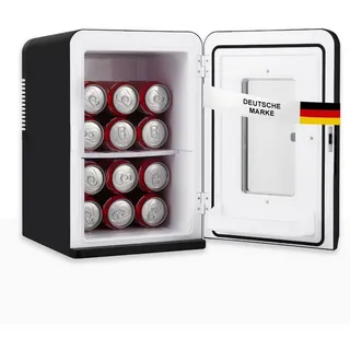 sommertal KS15 Getränkekühlschrank (15 l, 410 mm hoch, Schwarz)