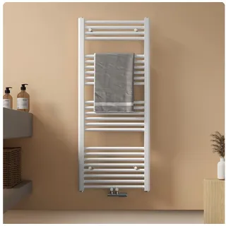 EMKE Badheizkörper Handtuchwärmer 120x50cm 513W Weiß Handtuchtrockner