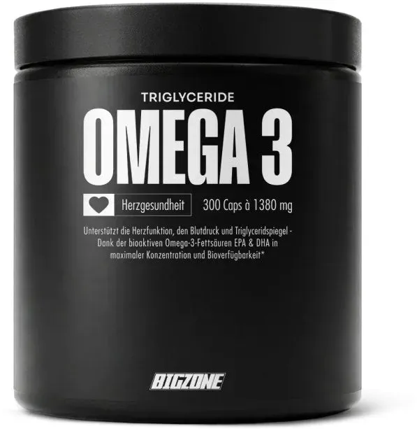 Big Zone - Omega 3 Triglyceride - 300 Kapseln