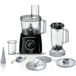 Bosch Hausgeräte MCM3201B Küchenmaschine, Zerkleinerer, Schwarz, Transparent