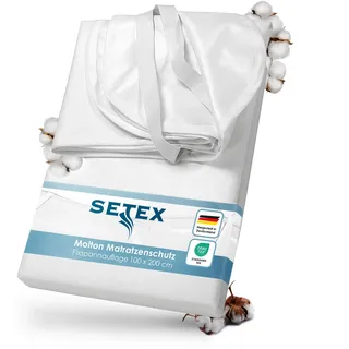 Setex Matratzenauflage wasserdicht 100 x 200 cm weiß