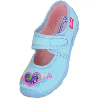 Beck Mädchen Hausschuh, Slipper, Blau, 30 EU