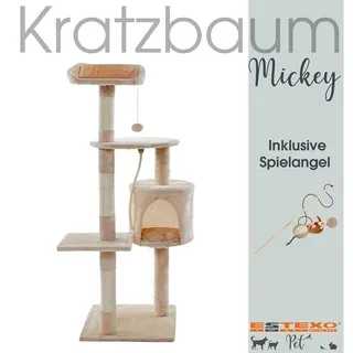Estexo Katzenkratzbaum 112 cm beige