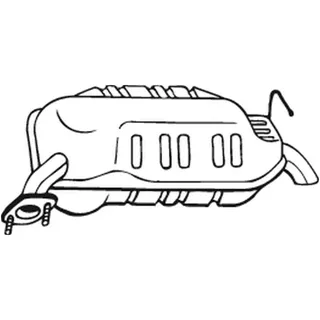 BOSAL Endschalldämpfer