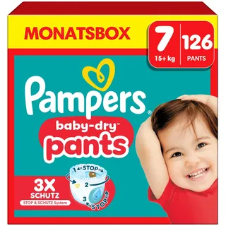 Pampers Baby-Dry Pants Gr. 7 (15+ kg) 126 St.