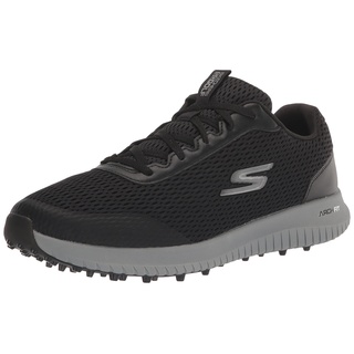 SKECHERS "Skechers Herren GO Golf MAX 2 Fairway 3 Sneaker, Black Textile/Gray Trim, 44.5 EU