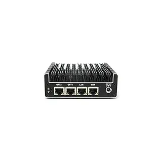 Protectli Vault FW4B - 4 Port, Firewall Micro Appliance/Mini PC - Intel Quad Core (Celeron J3160), AES-NI, Barebone
