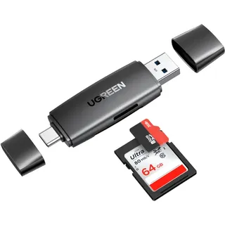 UGREEN SD Kartenleser USB C Card Reader Kartenlesegerät USB 3.0
