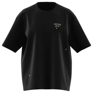 Adidas Damen Lounge MINI Graphic OS Tee, Black, S