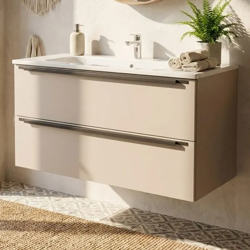 Nobilia City Line Waschtisch mit Unterschrank 121 cm