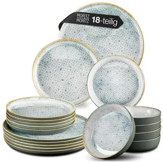 Moritz & Moritz TERRA Geschirrset 18-tlg. für 6 Personen Porzellan