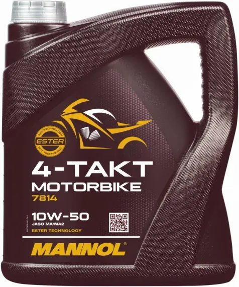 10W-50 Mannol 7814 Motorbike 4-Takt Motoröl Motorrad 4 Liter