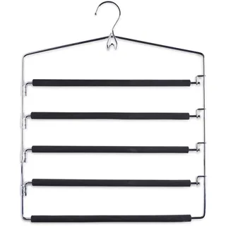 Zeller Hosenbügel platzsparend schwarz, 1 St.