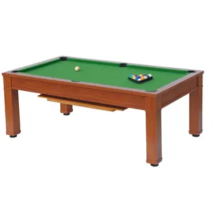 1a-sports John West Billardtisch "Comedor" 6ft inkl. 2-teiliger Abdeckplatte