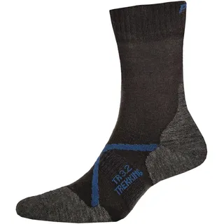 P.A.C. 3.2 Merino Light Trekkingsocken 233 - anthracite-navy 40-43