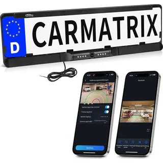 CARMATRIX Kennzeichenhalter Rückfahrkamera WLAN