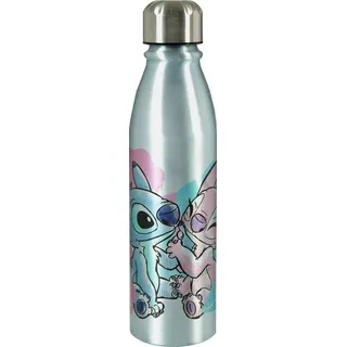 Undercover STLI9897 Trinkflasche 600ml Silber mit Schraubverschluss (600ml) Kindergerecht Individuelles Design
