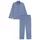 Langarm-pyjama Light/Pastel Blue S