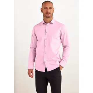 John Devin Langarmhemd »elastische Baumwollqualität«, für maximale Bewegungsfreiheit durch Stretch Gr. L (41/42) N-Gr, rose, , 37604220-L N-Gr