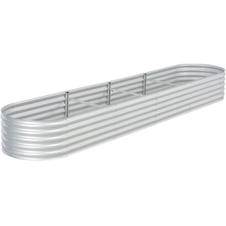 400 x 80 x 44 cm Silber
