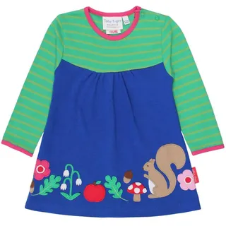 Toby Tiger Kleid mit Wald Applikationen in blau | Gr.: 116