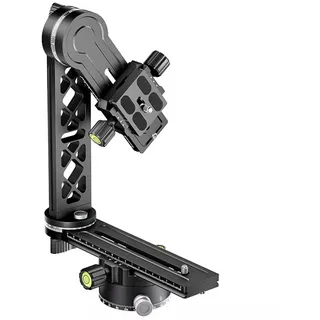 BEXIN Panoramakopf 720° Panorama Kugelkopf Stativ Mit Schnellspanner für DSLR Kamera schwarz