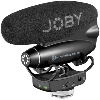 JOBY Wavo PRO Professionelles Richtmikrofon zur Kameramontage, Stabmikrofon mit Eingebauter ANR und mit Rycote-Dämpfungshalterung, Dynamische Mikrofone, Professionelles Mikrofon, Mikrofon Kamera