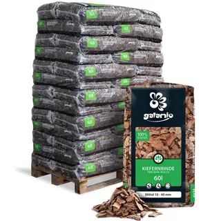 Galamio Rindenmulch Kiefer Mittel 60l x 39 Sack 2340l Palette - 2340 l