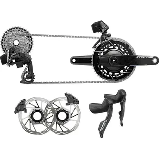 Sram Force Axs E1 2x Hidro Flat Mount Cl Fahrradkomponentengruppe - Black - 36t