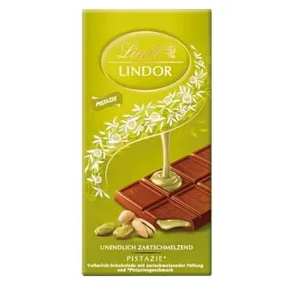 Lindt Tafelschokolade Lindor Pistazie, 100g