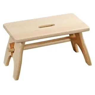 KESPER Tritthocker aus Holz, 42 x 22 x 20,5 cm Kesper