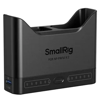 SmallRig 5493 Kamera-Akkuladegerät für NP-FW50