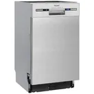 Exquisit Geschirrspüler »EGSP9309-EF-030E«, BxHxT: 44,8 x 81,5 x 57,4 cm, inox - silberfarben
