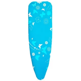 Intirilife Bügelbrettbezug aus Baumwolle in Blau Schmetterlinge - Gr.: onesize