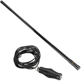 Retevis Mobilfunkantenne, Dualband UHF/VHF Glasfaserantenne 43,3 Zoll mit robuster Federhalterung, Sl16/Pl259 High Gain Antenne für Retevis RT95 RT98 RT99 RT73 Midland Mobiltransceiver