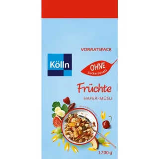 Kölln Früchte ohne Zuckerzusatz Müsli 1,7 kg