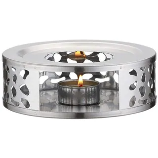 Teekanne Stövchen Teewärmer Kaffeewärmer Aus Edelstahl,Mit Teelichthalter Teeheizung,Basis Hitzebeständige Teekannen Für Verschiedene Teekannen Für Sämtliche Teekannen Geeignet (Kerze Nicht Enthalten)