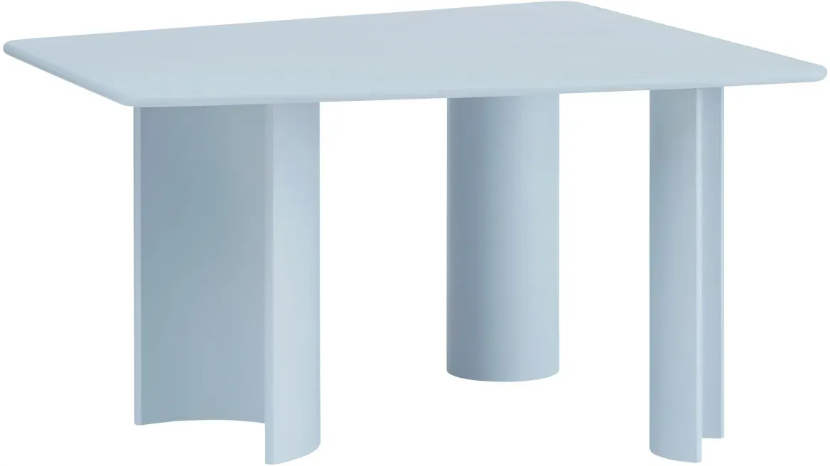 Muuto Re-Norm Tisch, 130 x 120 cm, light blue