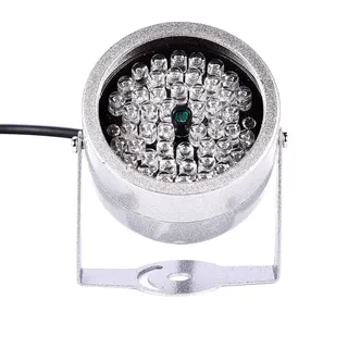 Wakects Kamera IR Licht, Kamera Infrarot Nacht, 48 LED IR Beleuchtungslichter, 5–20 M Beleuchtungsentfernung, DC 12 V 1 A Stromeingang, für Nachtsicht-Überwachungskamera