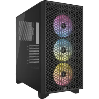 Corsair 3000D RGB Airflow schwarz, Glasfenster (CC-9011255-WW)