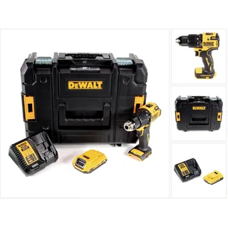 DeWalt DCD 709 D1T Akku Schlagbohrschrauber 18V 65Nm + 1x Akku 2,0Ah + Ladegerät in TSTAK Box