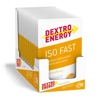 DEXTRO ENERGY Iso Fast, Früchte 12x56 g Pulver
