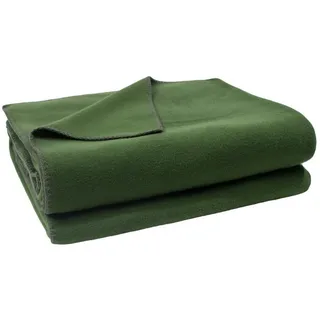 Soft-Fleece Decke 160 x 200 cm dark jade
