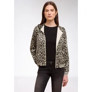 street one studio Street One Jacke mit Leo-Muster - Schwarz