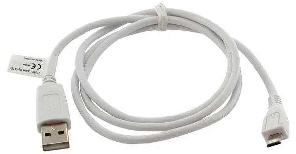 Datenkabel USB- / Micro-USB-Anschluss, 0.95 m Länge, weiß, für HTC, Huawei, LG, Nokia, Samsung, Sony